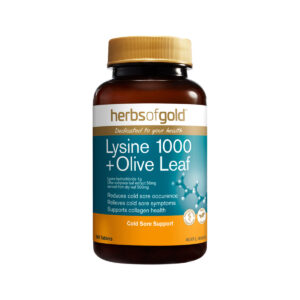 HERBS OF GOLD Lysine 1000 + Olive Leaf 100t
