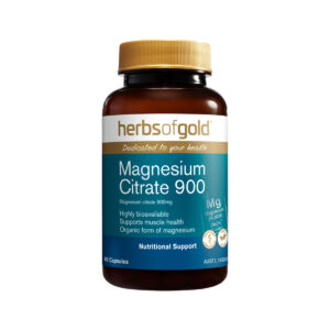 HERBS OF GOLD Magnesium Citrate 900 60caps