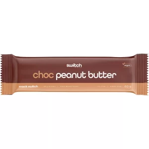 SWITCH NUTRITION Protein Bar Plant Based Choc Peanut Butter 60g