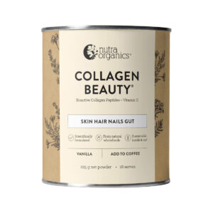 NUTRA ORGANICS Collagen Beauty, Skin Hair Nails Gut, Vanilla 225g