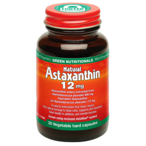 GREEN NUTRITIONALS Natural Astaxanthin 12mg 20vc