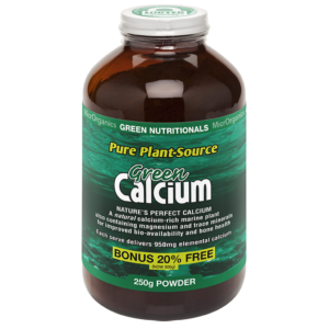 GREEN NUTRITIONALS Green Calcium (Plant Source) Powder - Amber Glass 250g