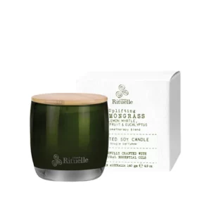 URBAN RITUELLE Lemongrass, Lemon Myrtle, Grapefruit & Eucalyptus Scented Soy Candle 140gm