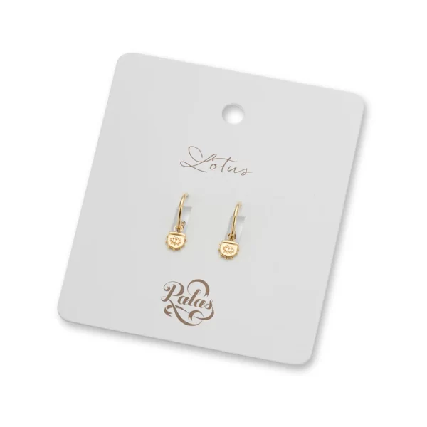 PALAS Lotus Hoop Earrings