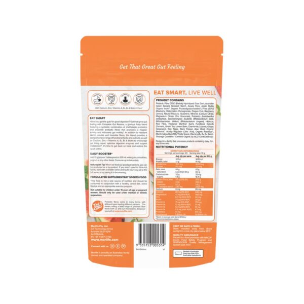 MORLIFE Complete Gut Restore Berry Melon 200g - Image 2