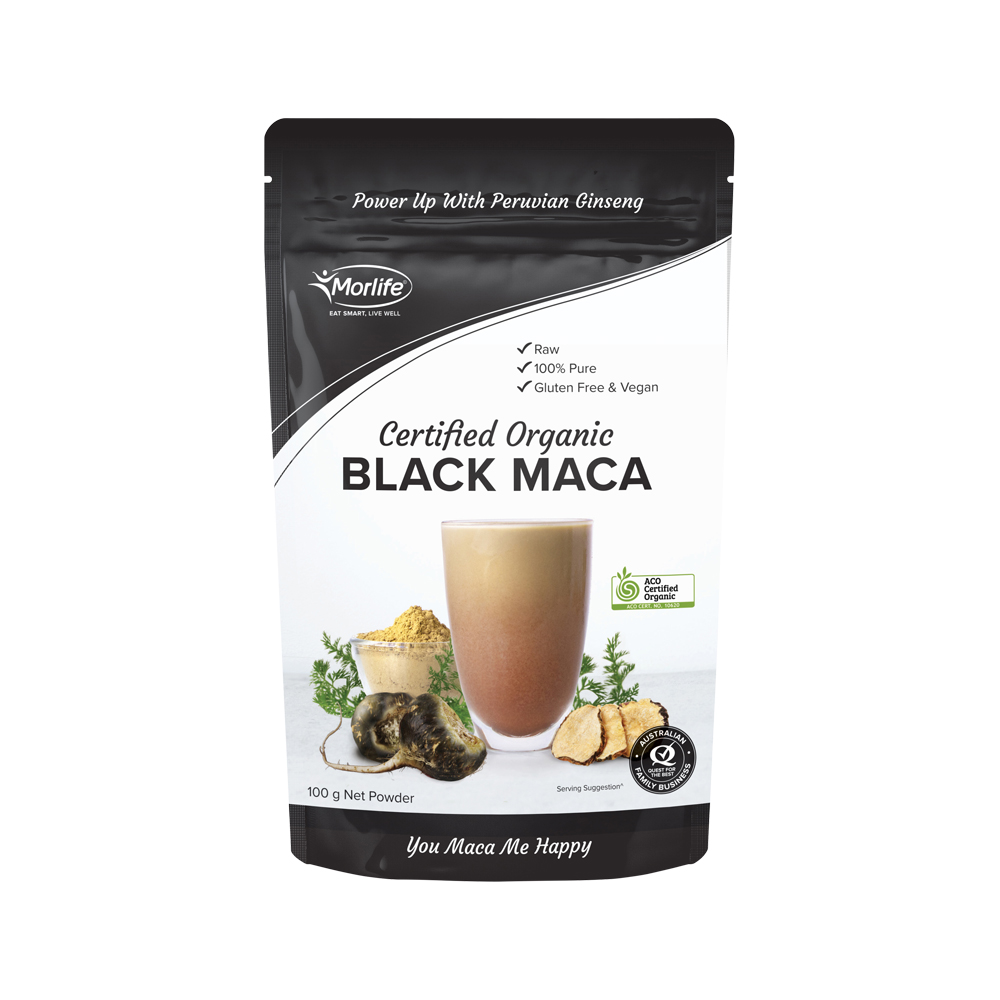 MORLIFE Black Maca Powder 100g