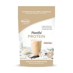 MORLIFE Plantiful Protein Vanilla Fudge 440g