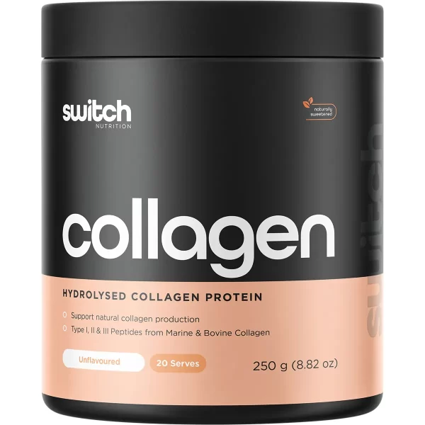 SWITCH NUTRITION Collagen Hydrolysed Collagen Protein 250g