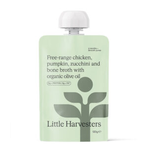 LITTLE HARVESTERS Puree Pouch - Free-Range Chicken & Zucchini 120g