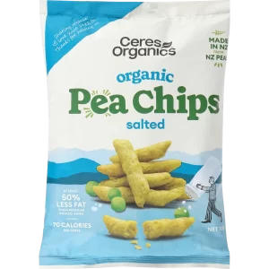 Ceres Organics  Organic Pea Chips, Salted - 100g