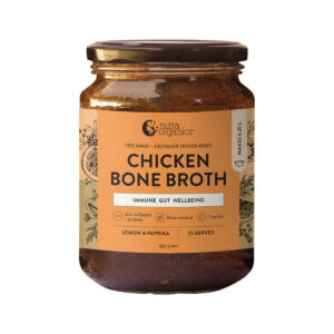 NUTRA ORGANICS Bone Broth Chicken Concentrate Lemon & Paprika 250g
