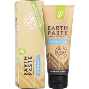 REDMONDS Earthpaste- Peppermint with Silver