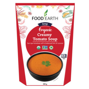 FOOD EARTH Organic Creamy Tomato Soup 300g