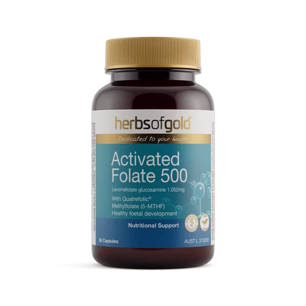 HERBS OF GOLD Activated Folate 500 60c