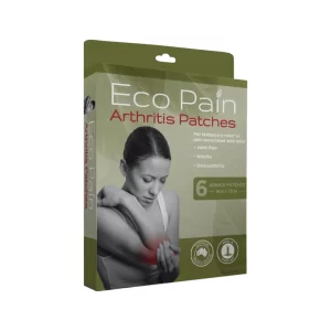 BYRON NATURALS WITH ECO PAIN Arthritis Patches (Arnica Patches - 9cm x 13cm) x 6 Pack