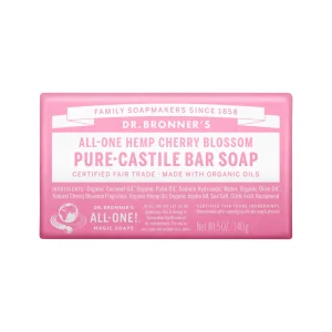 DR BRONNER'S Pure-Castile Bar Soap (Hemp All-One) Cherry Blossom 140g