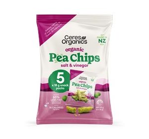 Organic Pea Chips Multipack, Salt & Vinegar