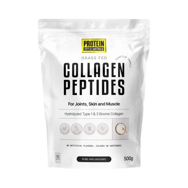 PROTEIN SUPPLIES AUSTRALIA Collagen Peptides Pure 500g