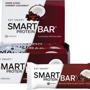 SMART Protein Bar Dark Choc Cherry Coconut Flavour Protein Bar 60g