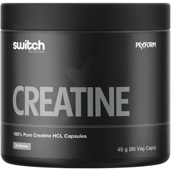 SWITCH Nutrition Creatine 100% Pure HCL 90 Caps