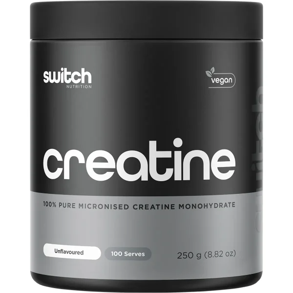 SWITCH Nutrition Creatine 100% Pure Micronized Monohydrate Unflavoured 250g