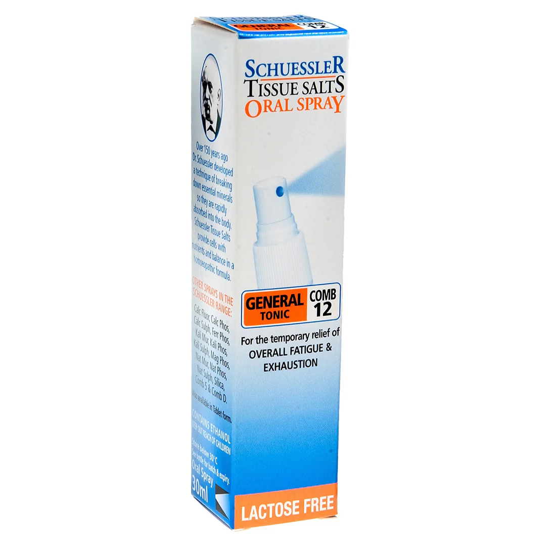 MARTIN & PLEASANCE Schuessler Tissue Salts Comb 12 General Tonic 30ml Spray