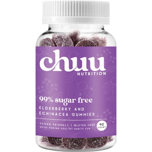 CHUU ELDERBERRY and Echinacea Gummies 99% Sugar Free 40pcs
