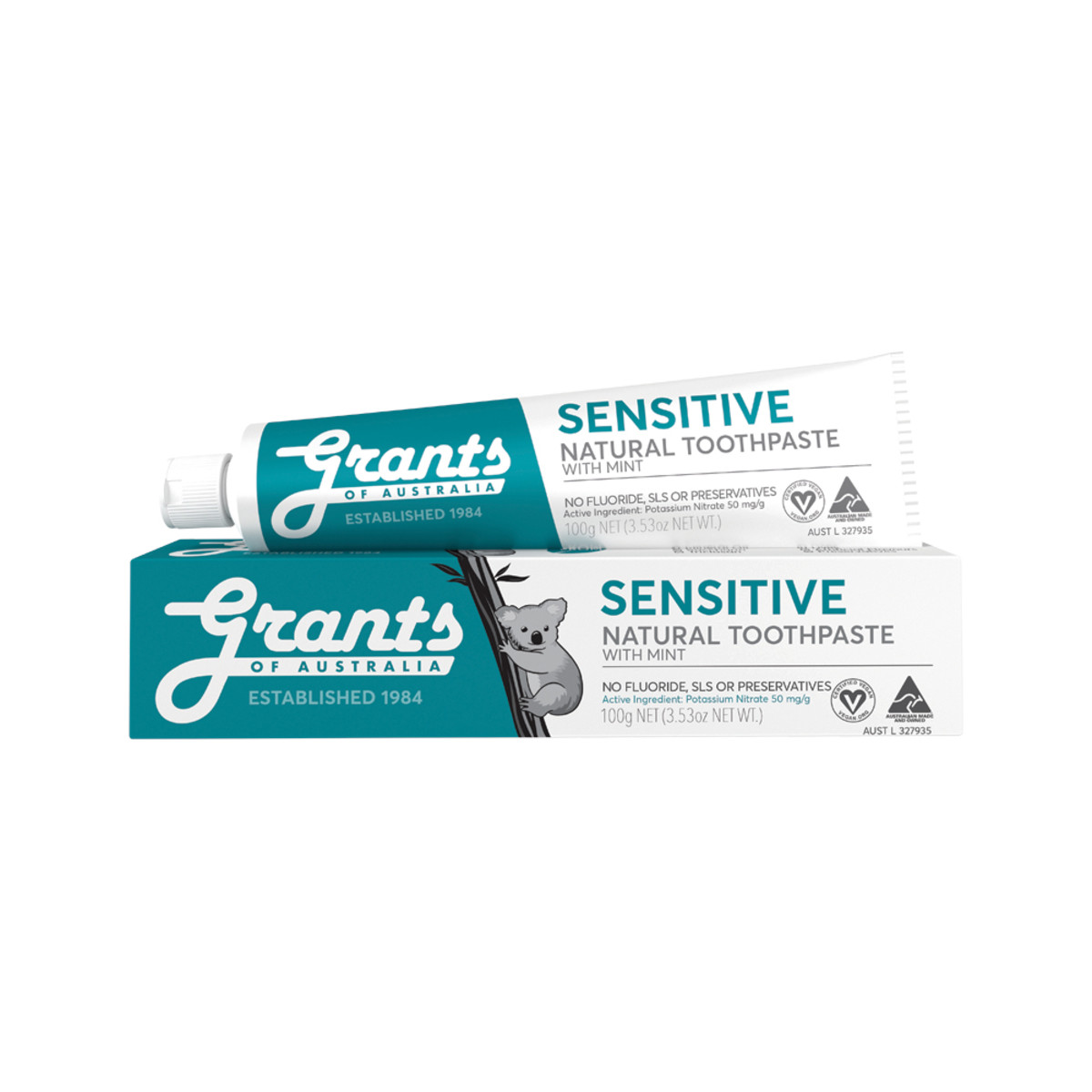 GRANTS Sensitive Natural Toothpaste with Mint 100g
