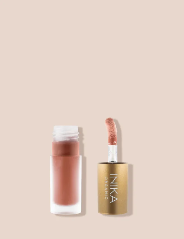 INIKA Organic Tinted Lip Oil - Collagen + Squalane Cinnamon - Image 2