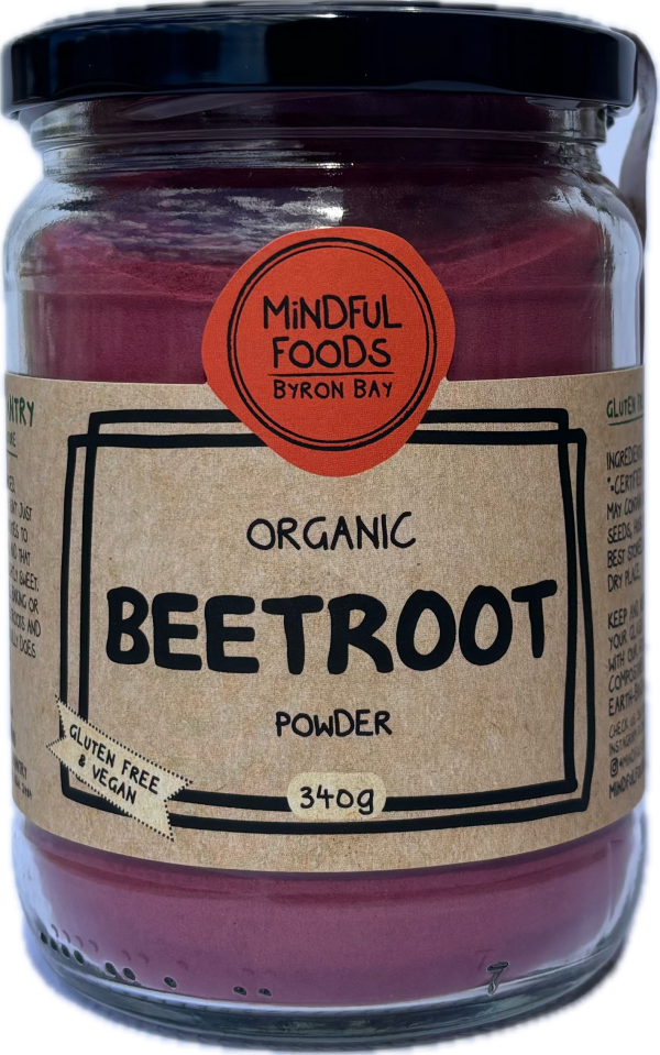 MINDFUL FOODS Beetroot Powder - Organic MED (340g