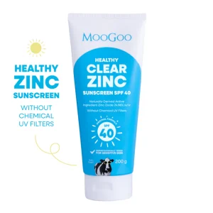 MOO GOO Clear Zinc Sunscreen SPF 40 200g