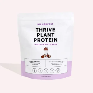 NU HARVEST Choc Malt Plant Protein 500g